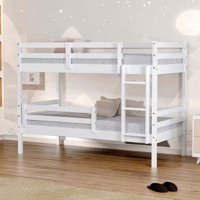 Beliche Solteiro Eco Com Grade De Proteção Madeira Maciça Branco Mobilistore