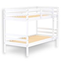 Beliche Solteiro Eco Madeira Maciça Branco Mobilistore - 5