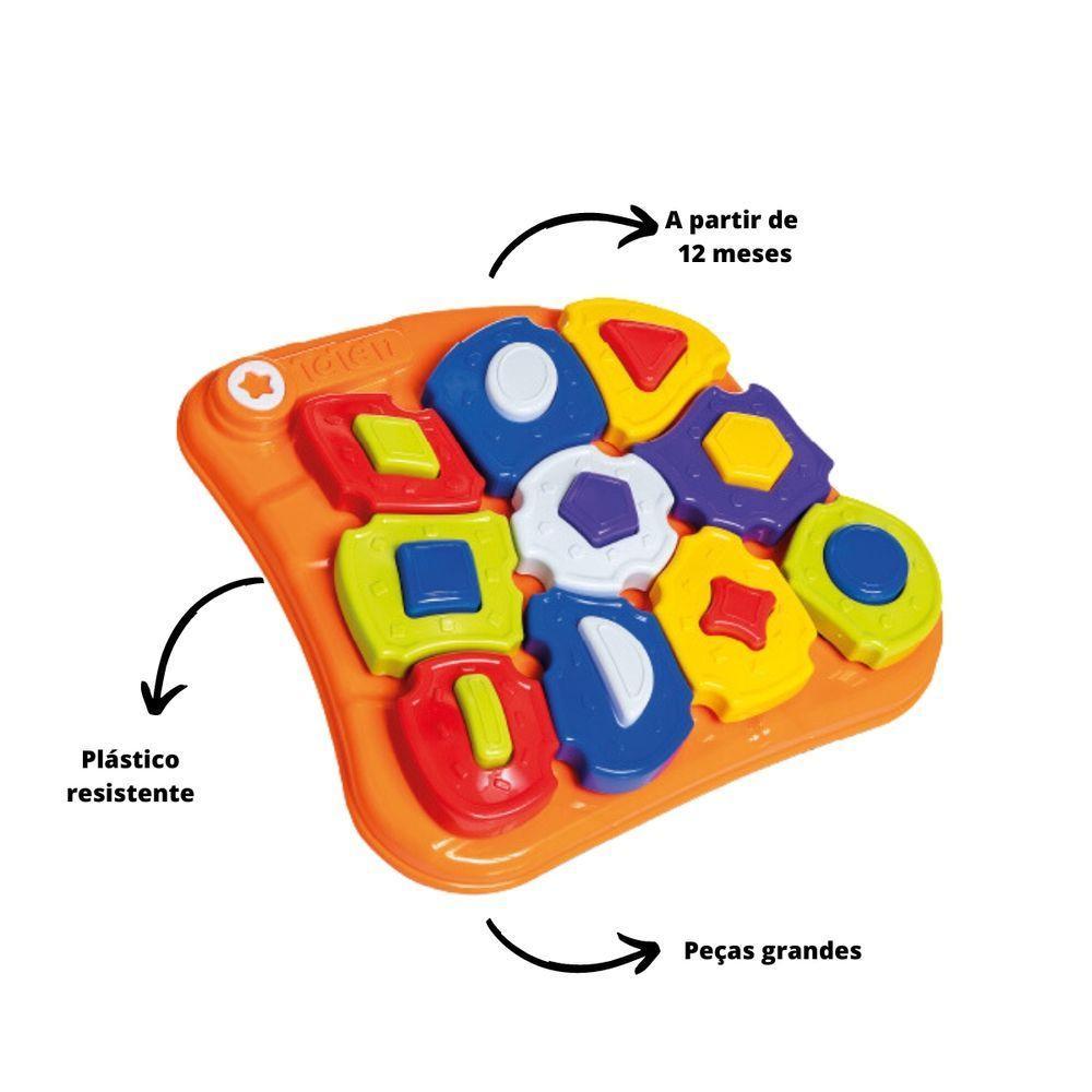 Quebra Cabeça Educativo Formas Para Encaixar - Tateti - 3