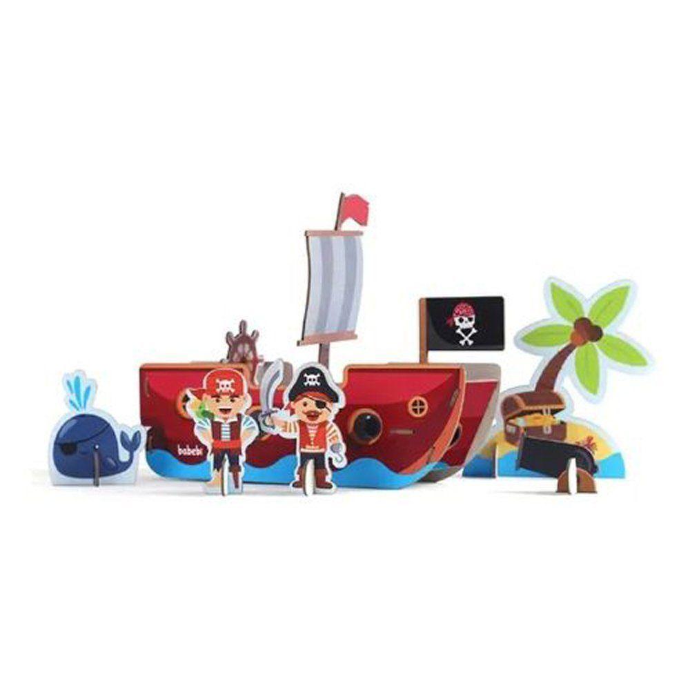 Quebra Cabeça 3d Piratas - 6006 - Babebi - 1