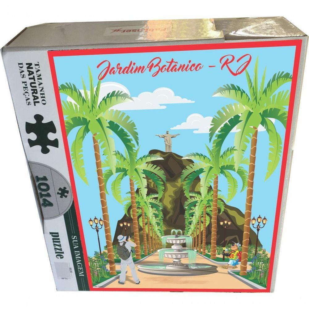 Quebra Cabeça 1014 Peças - Jardim Botânico Rj - 98 X 74cm - 2