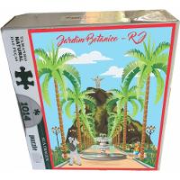 Quebra Cabeça 1014 Peças - Jardim Botânico Rj - 98 X 74cm - 2