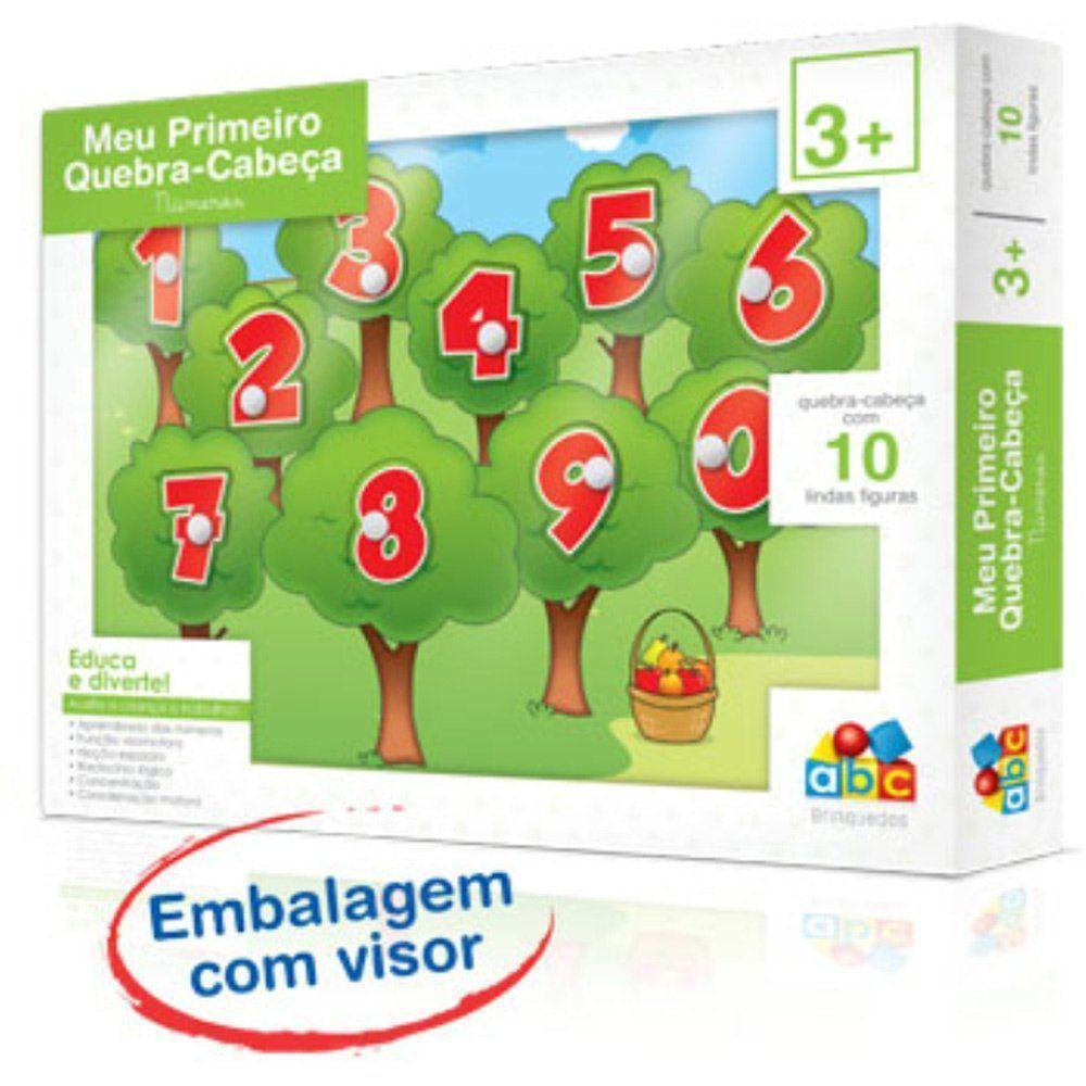 Meu Primeiro Quebra Cabeça - Números - 8006 - Babebi - 2