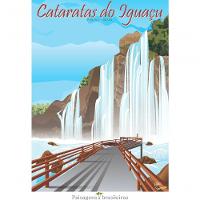 Quebra Cabeça Cataratas Do Iguaçu 98 X 70 Cm - 1014 Peças - 1