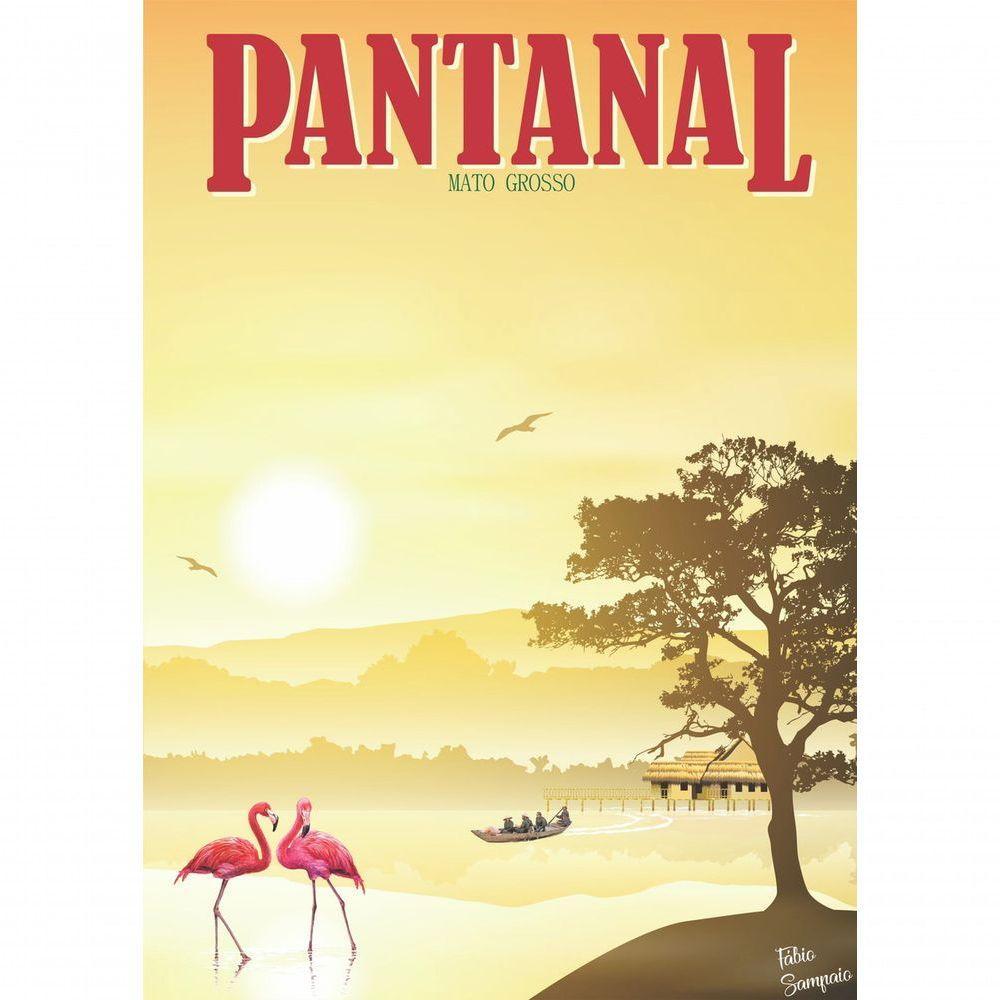 Quebra Cabeça Pantanal 98 X 70cm 1014 Peças - 1