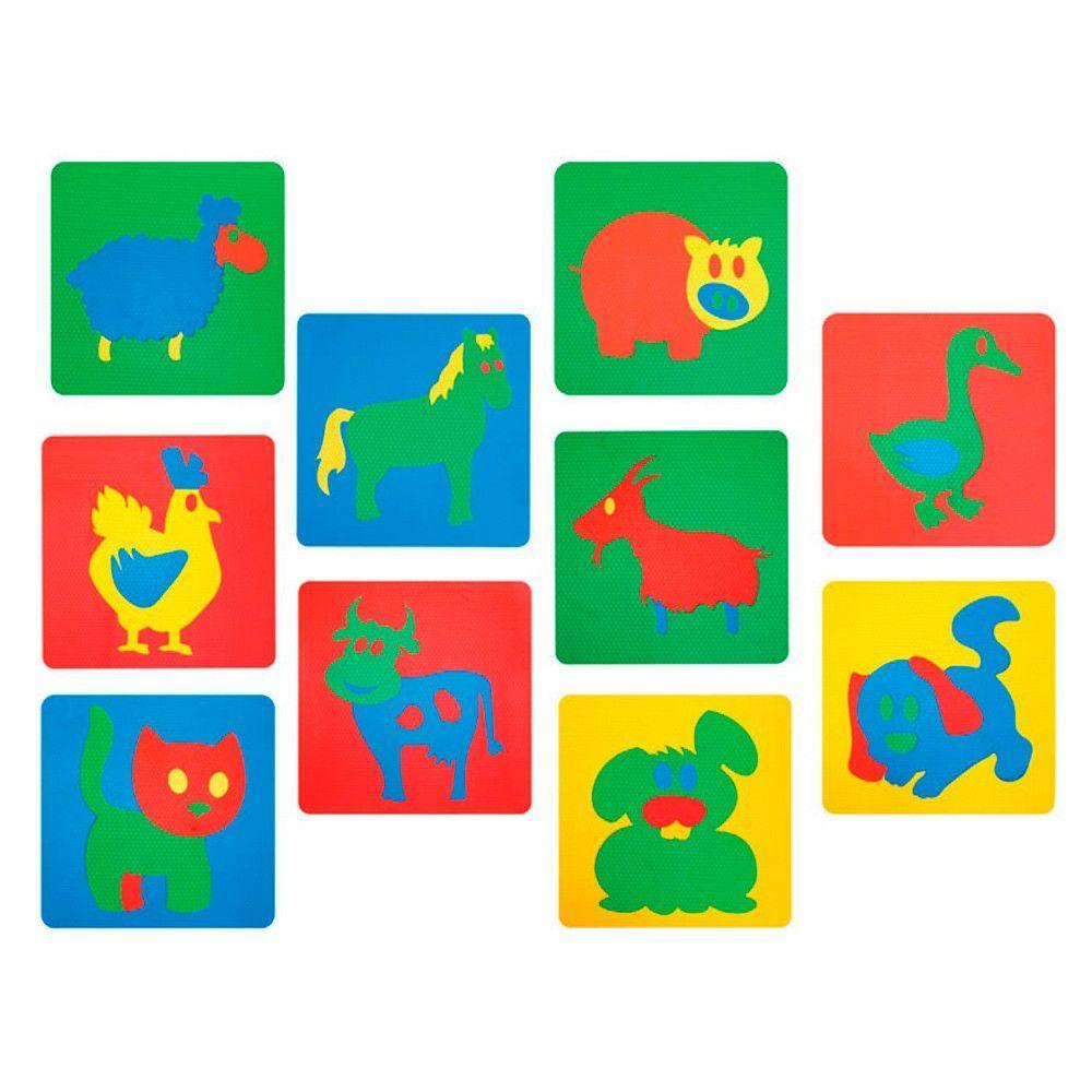 Quebra Cabeça Em Eva Animais Domésticos - 2