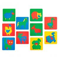 Quebra Cabeça Em Eva Animais Domésticos - 3