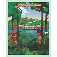 Quebra Cabeça Amazônia 98 X 78cm - 1014 Peças - 1
