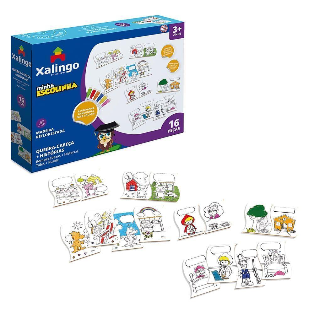 Quebra Cabeças Histórias Minha Escolinha - 1