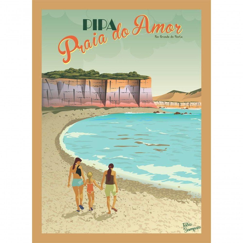 Quebra Cabeça Praia Do Amor Pipa 1014 Peças -98 X 70cm - 1