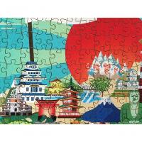 Quebra Cabeça Mapa Ilustrativo Japão 676 Pçs 78 X 78cm - 2
