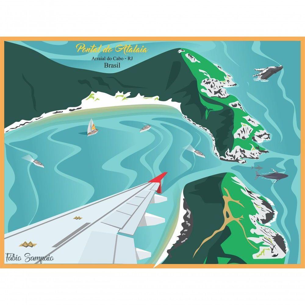 Quebra Cabeça 1014 Peças - Pontal Do Atalaia - Rj 98 X 74cm - 2