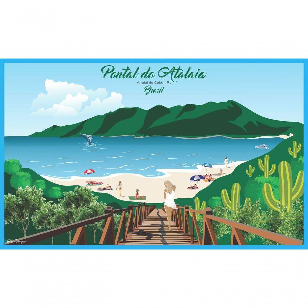 Quebra Cabeça 1014 Peças - Pontal Do Atalaia - Rj 98 X 74cm - 3