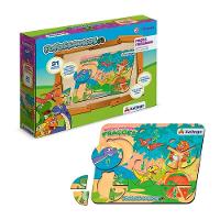 Quebra-cabeça De Encaixe Frações Fofossauros - 1