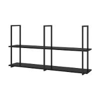 Prateleira Teto E Parede Estilo Industrial Aurum Preto Dhom Preto - 3