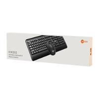 Kit Teclado E Mouse Sem Fio Preto - Lecoo - Modelo Kw202 - 1
