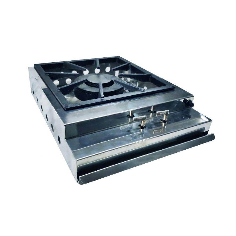 Bifeteira À Gás Queimador Duplo De Sobrepor. - 1