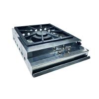 Bifeteira À Gás Queimador Duplo De Sobrepor. - 1