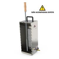 Churrasquito Churrasqueira A Gás Infravermelho 10 Espetinhos Ou 1 Espeto 75cm Pr-199g Em Inox Progás - 3