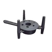 Fogareiro De Ferro Fundido A Álcool Para Bifeteiras 15Cm. - 1