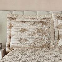 Kit Cobre Leito Toscano Micropercal Dupla Face Queen 05 Peças - Bege - 3