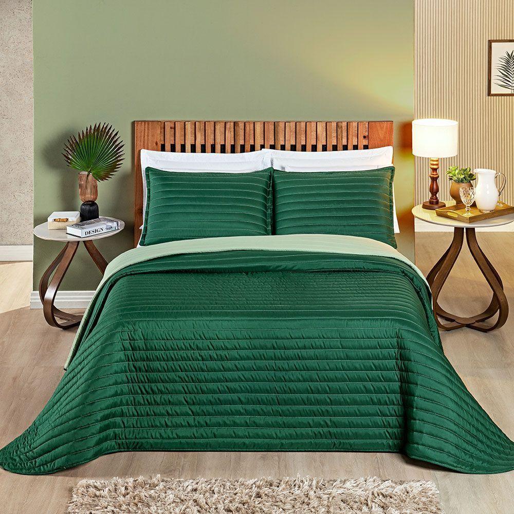 Cobre Leito Millenyum King Dupla Face 3 Peças - Esmeralda - 3