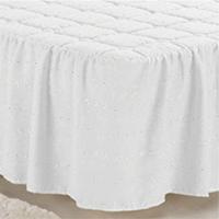 Colcha Fenix Lese Solteiro Com Babado 03 Peças - Branca - 2