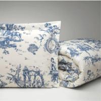 Kit Edredom E Cobre Leito Barroco Queen 06 Peças 180 Fios - - 2