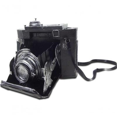 Cofre Camera Fotografica Vintage Retro De Ferro Fundido