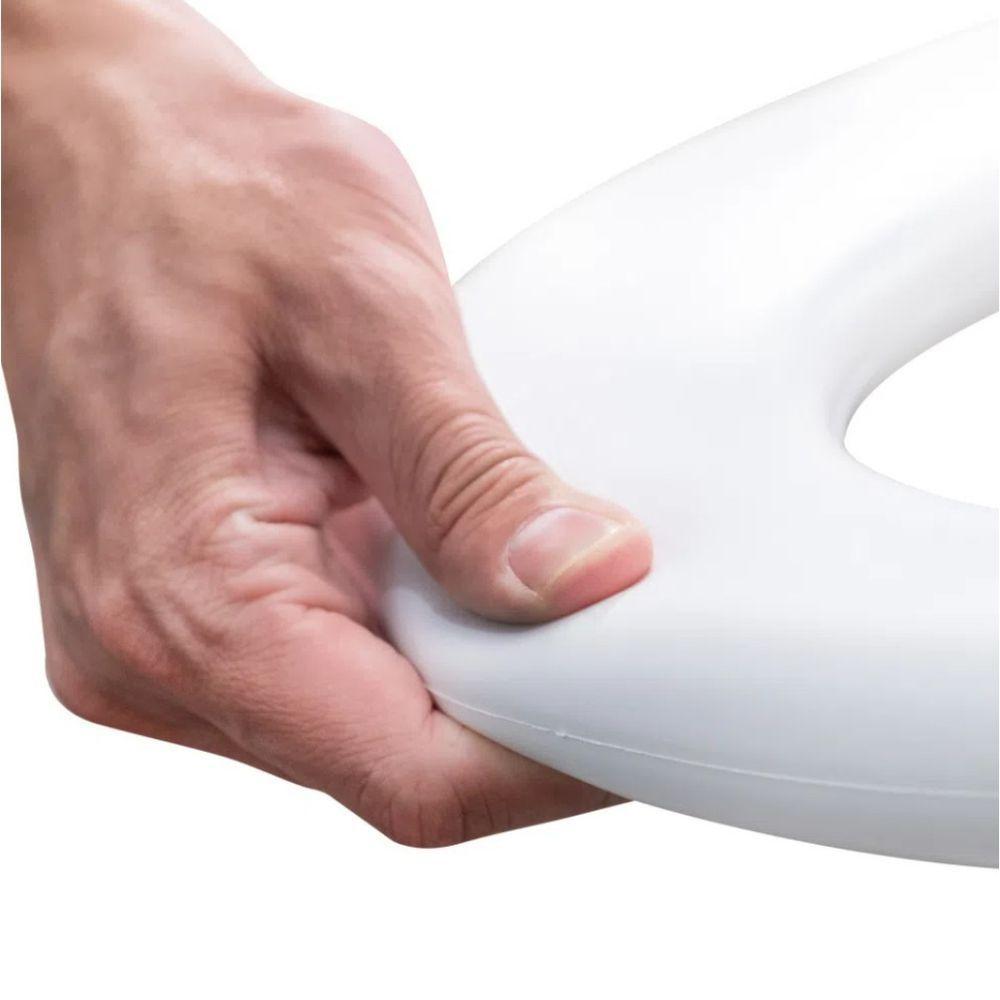 Assento Almofadado Oval - Astra Cinza - 2