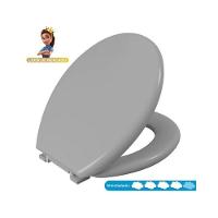 Assento Almofadado Oval - Astra Cinza