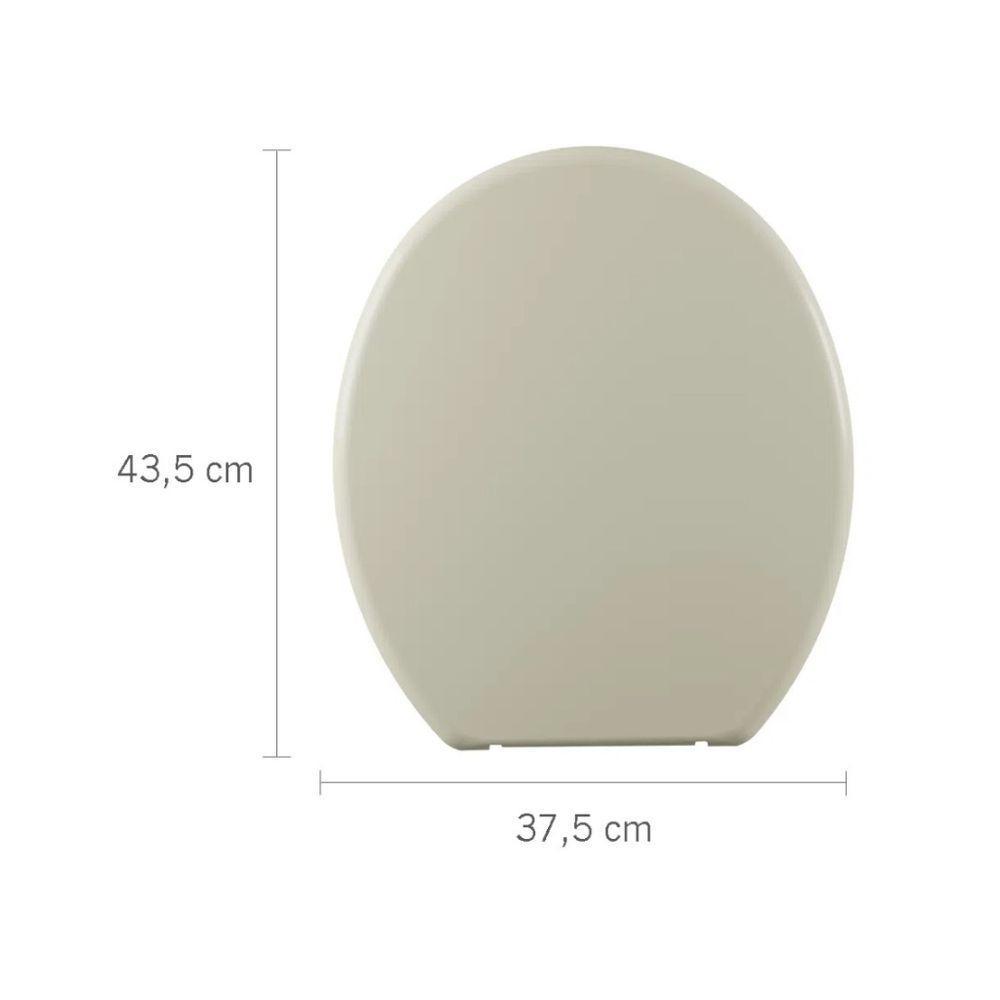 Assento Sanitário Soft - Astra Bege - 8