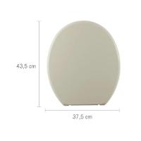 Assento Sanitário Soft - Astra Bege - 12