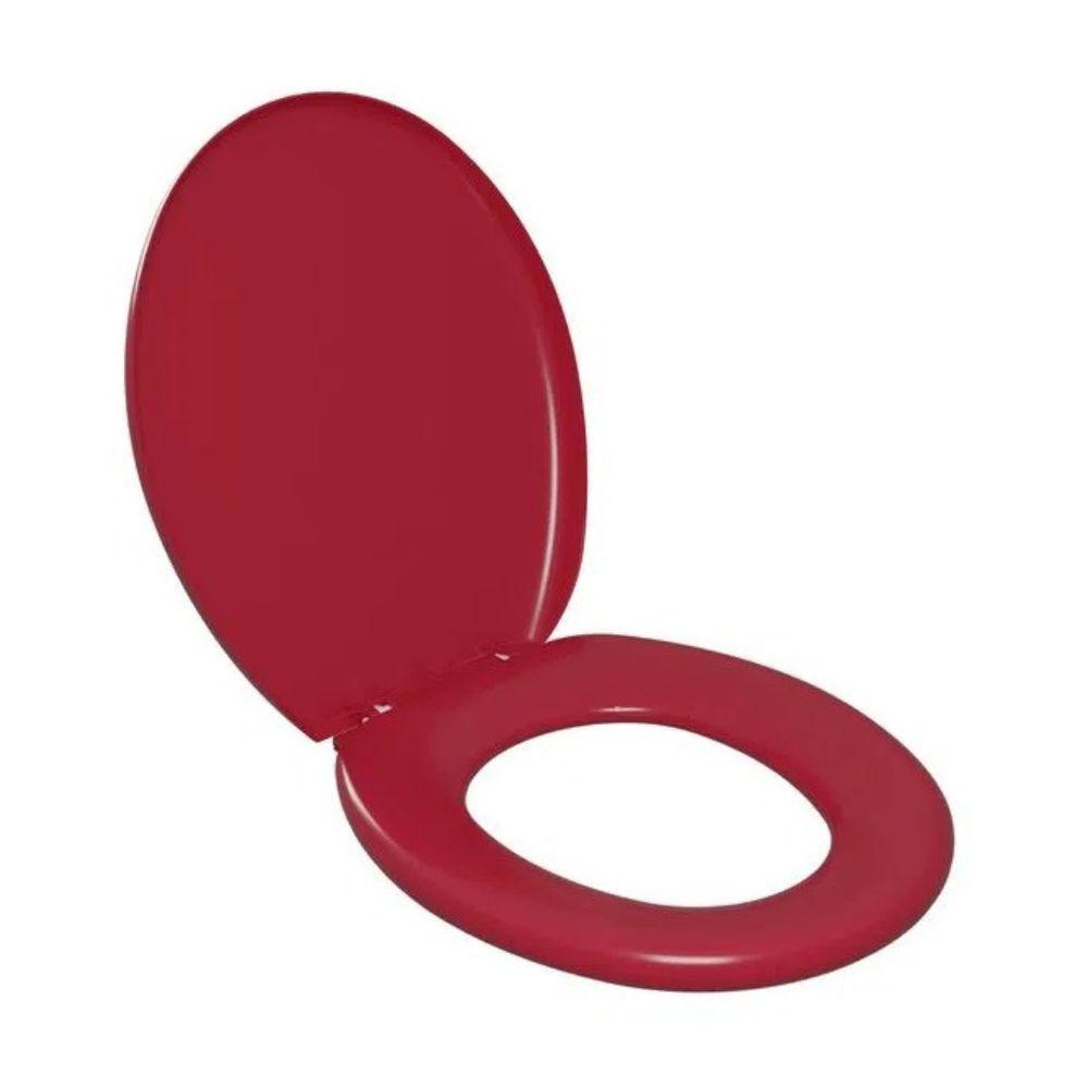 Assento Almofadado Oval - Astra Vermelho - 5