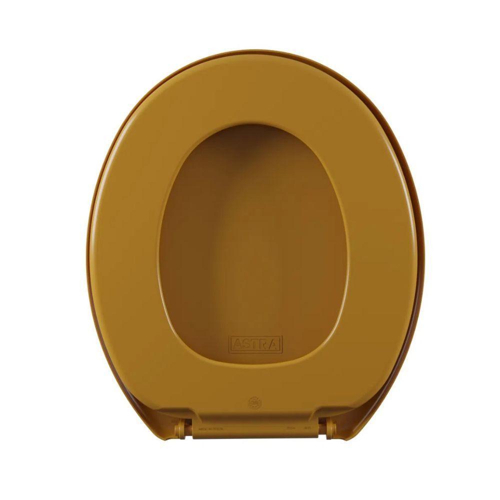 Assento Sanitário Soft - Astra Caramelo Escuro - 5