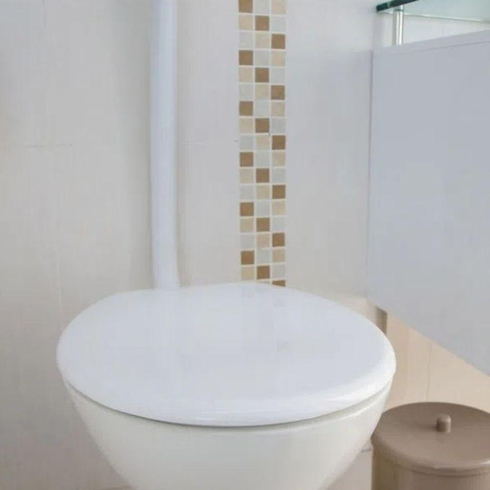 Assento Sanitário Soft - Astra Branco - 4
