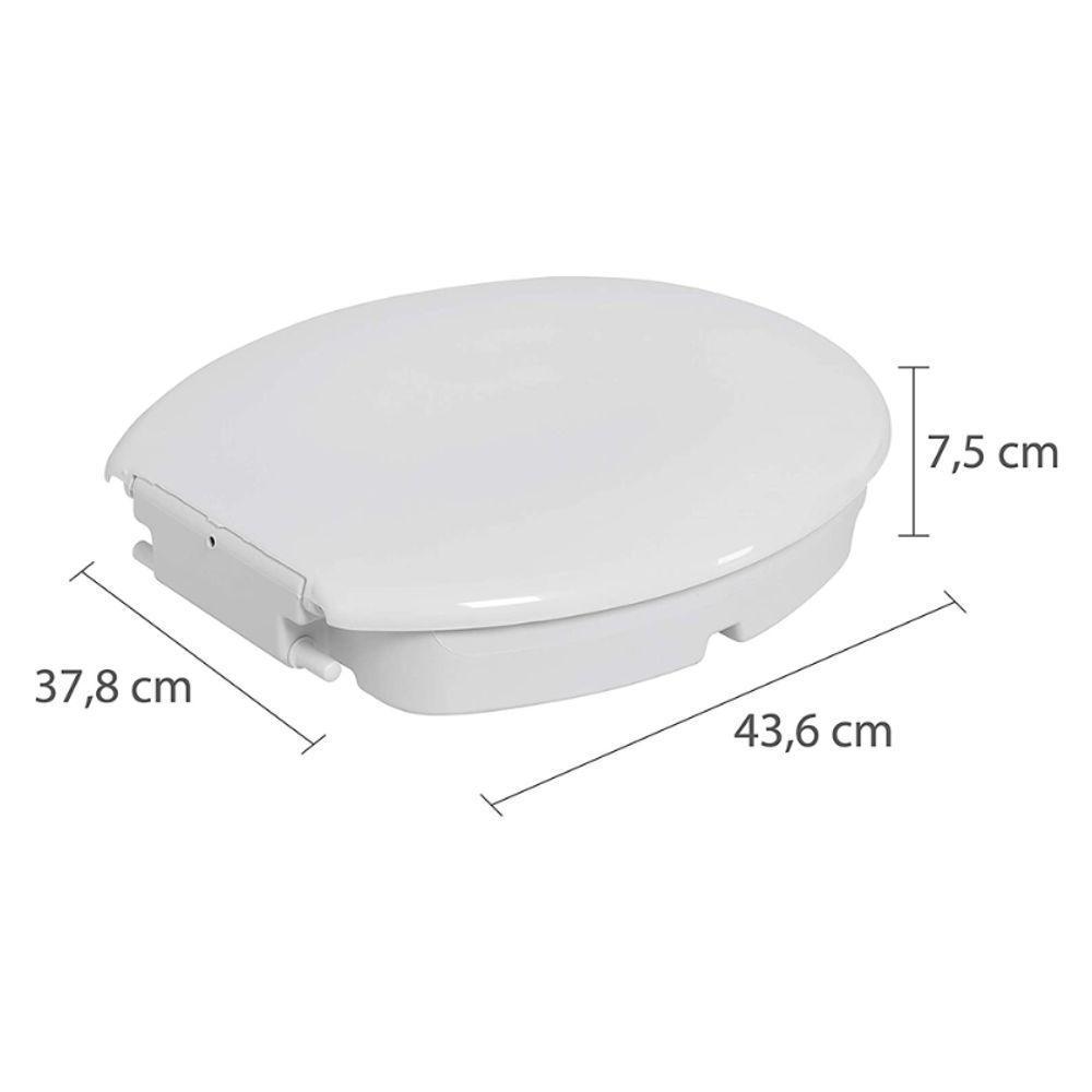 Assento Elevado Com Tampa 7cm Astra - 2