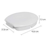 Assento Elevado Com Tampa 7cm Astra - 2