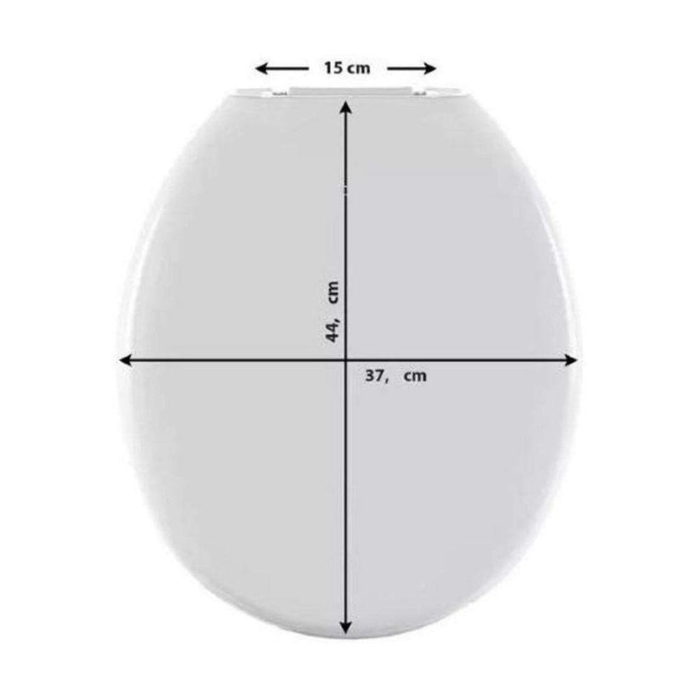 Assento Sanitário Oval Branco Suavit Tigre - 2