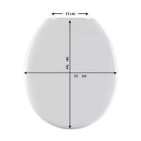 Assento Sanitário Oval Branco Suavit Tigre - 3