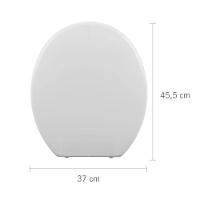 Assento Sanitário Almofadado Slim - Astra Branco - 1