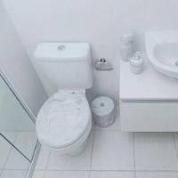 Assento Almofadado Oval Marmorizado - Astra Branco Marmorizado - 1