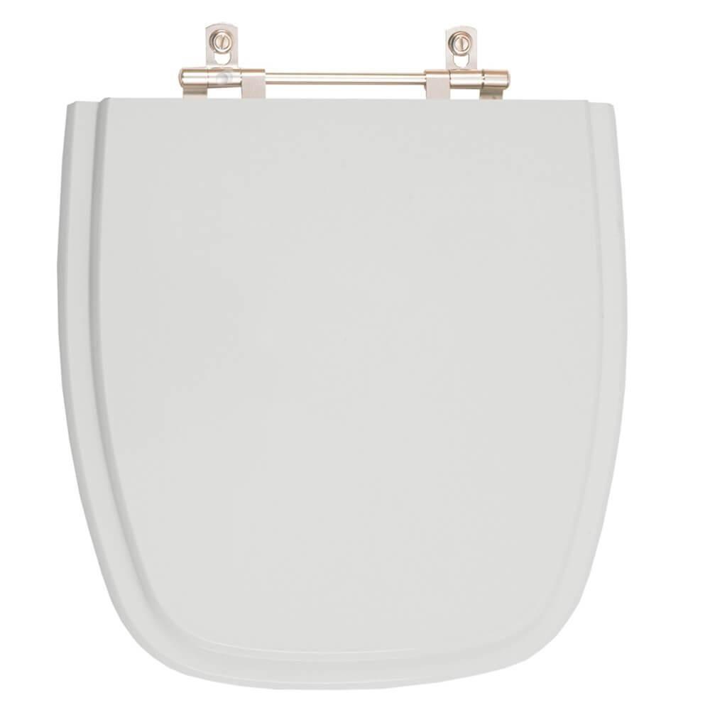 Assento Sanitario Poliester Fit Cinza Prata Para Vaso Celite - 1