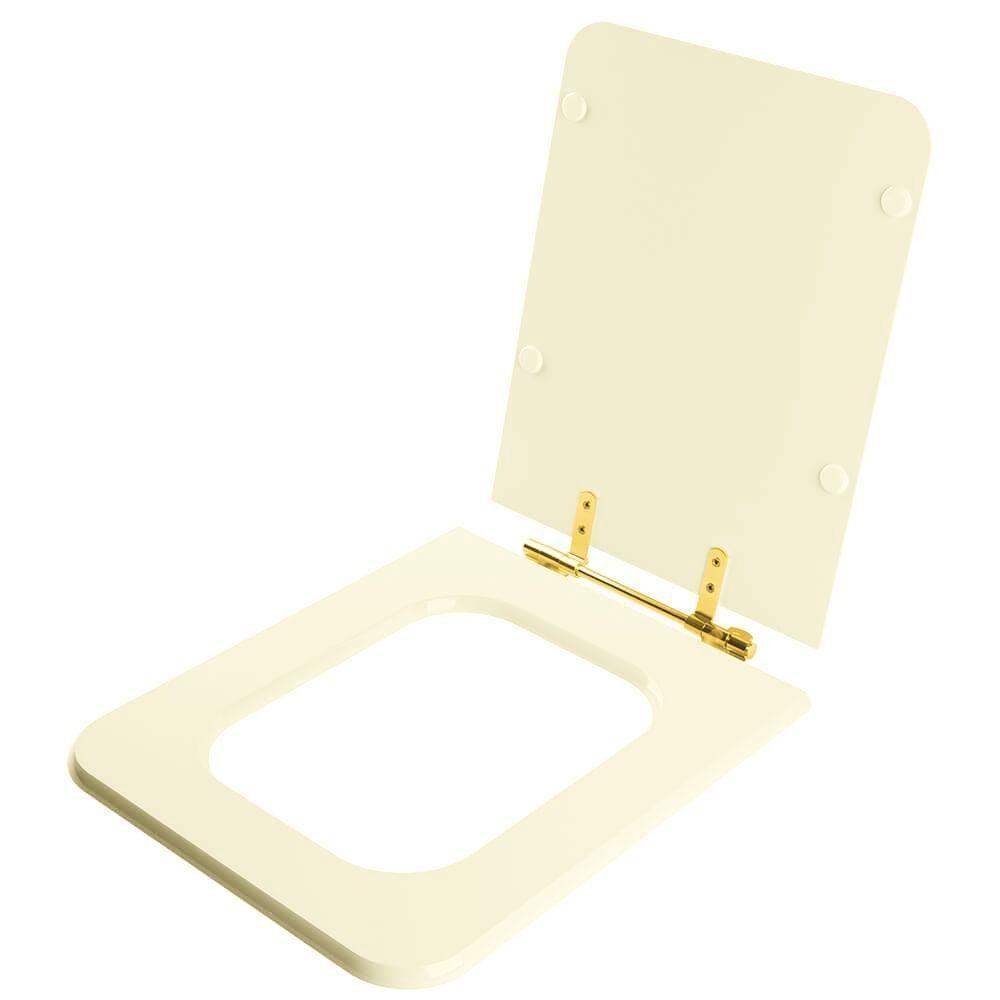 Assento Sanitário Square Biscuit Para Vaso Incepa - 1