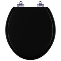 Tampa De Vaso Com Amortecedor Preto Para Bacia Deca - 1