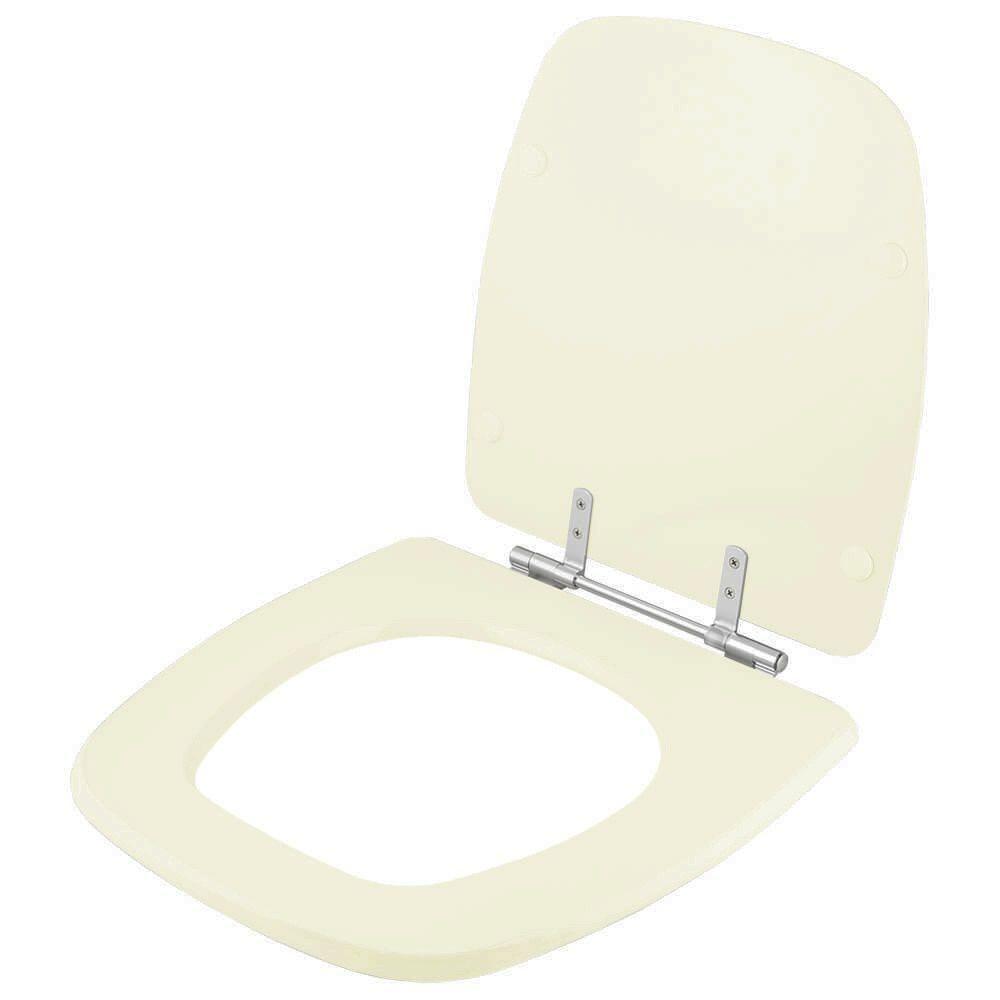 Tampa De Vaso Acrilico Art Bege Claro Para Bacia Incepa 6Lpf - 5