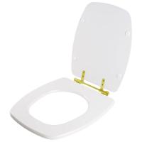 Tampa De Vaso Poliester Stylus Branco Para Bacia Celite - 5