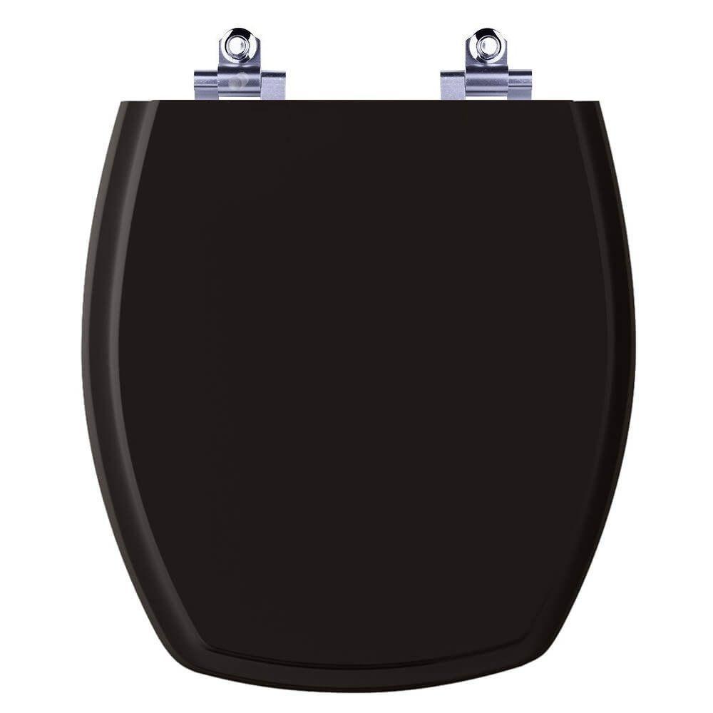 Tampa De Vaso Com Amortecedor Thema Preto Para Bacia Incepa - 1