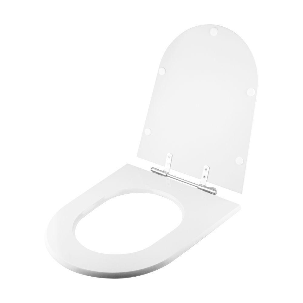 Assento Sanitário Poliester Century Branco Para Vaso Deca - 7