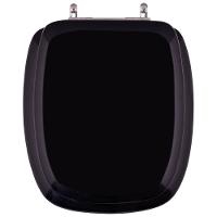 Tampa De Vaso Almofadada Primula Plus Preto Para Bacia Fiori - 1